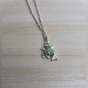 Good Luck Frog Necklace